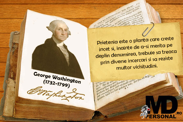 Citat George Washington - despre prietenie